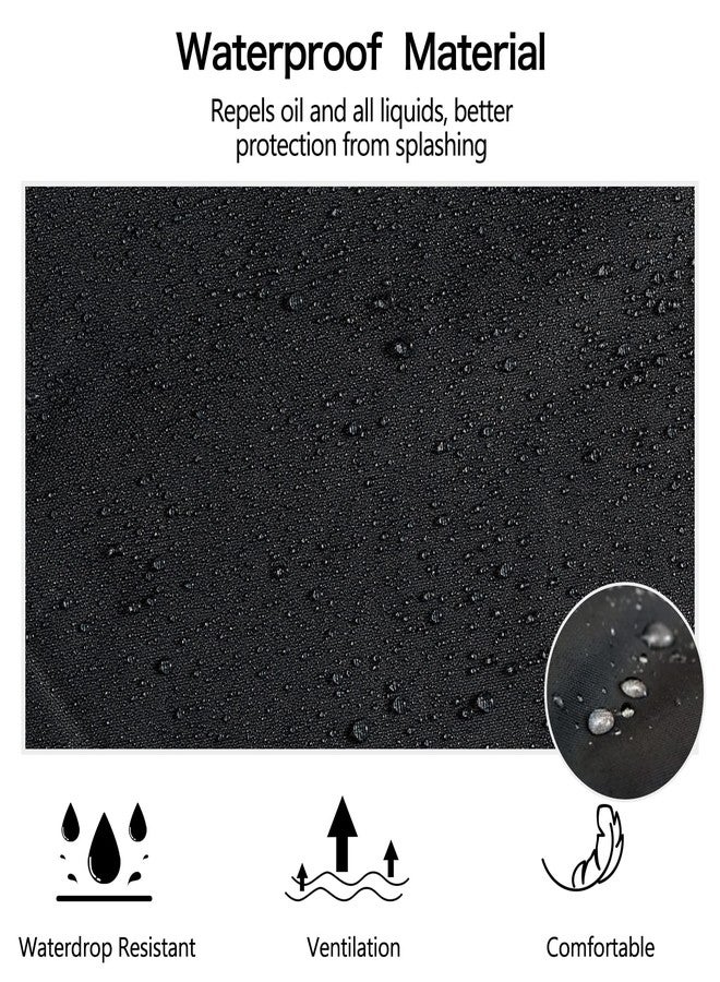 Homsolver Waterproof Rubber Vinyl Apron for Unisex Adult, Adjustable, Lightweight, Chemical Resistant Extra Long Work Apron - Image 2